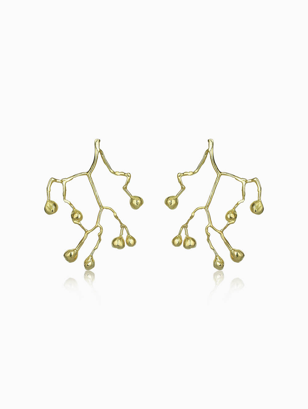 Mihaniki - Vine | Grained Earrings