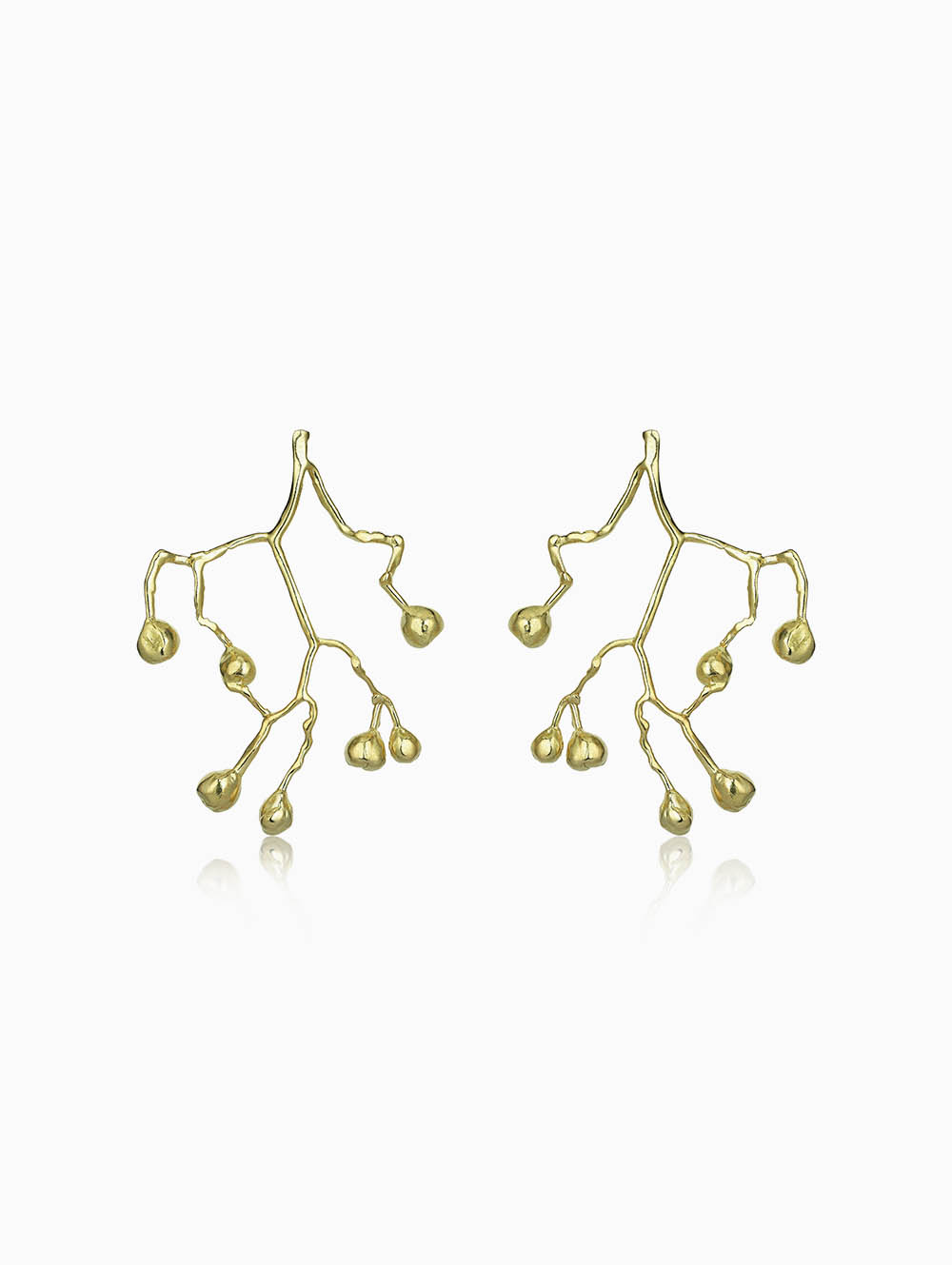 Mihaniki - Vine | Grained Earrings