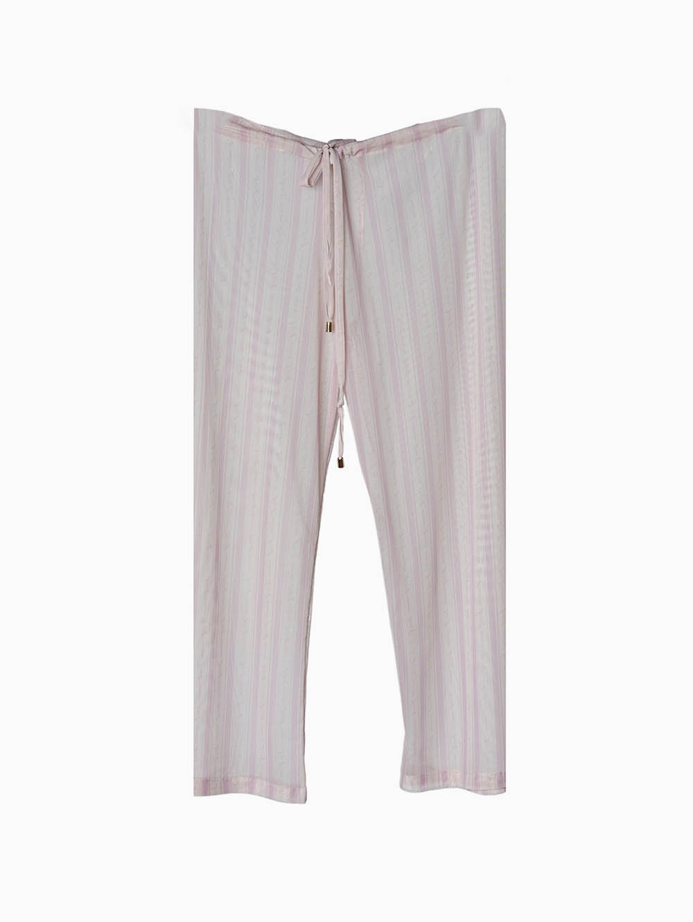 Diza Gabo - Semi Transparent Tie On Waist Pants In Lavender Purple