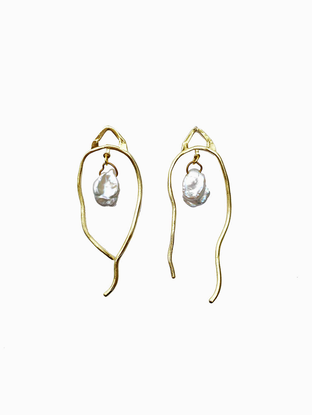 Mihaniki - Road | Pearl Earrings