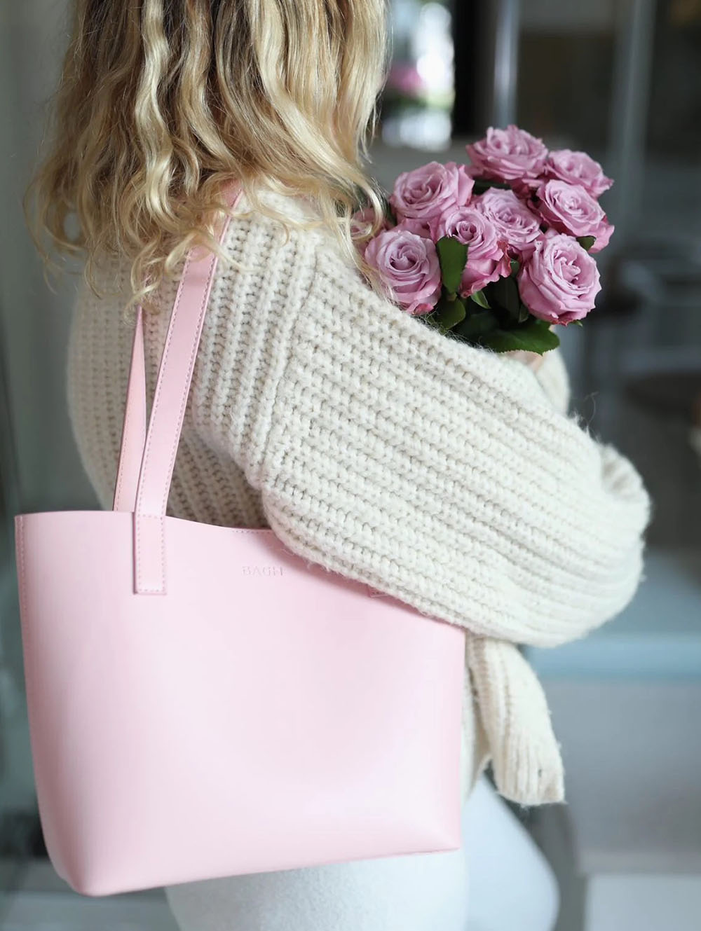 Bagh Mini Tote Bag in Pink