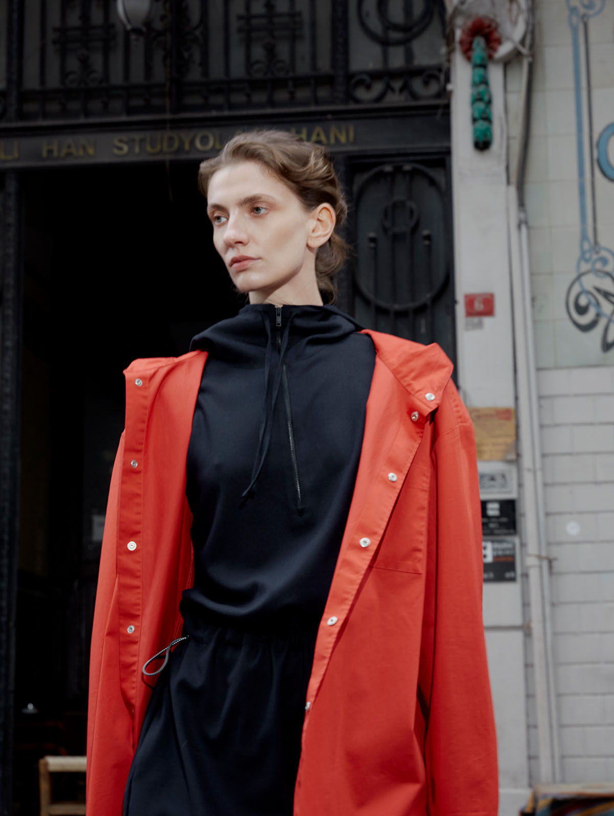 Bil's - Bristol Water Repellent Unisex Red Shirt Jacket