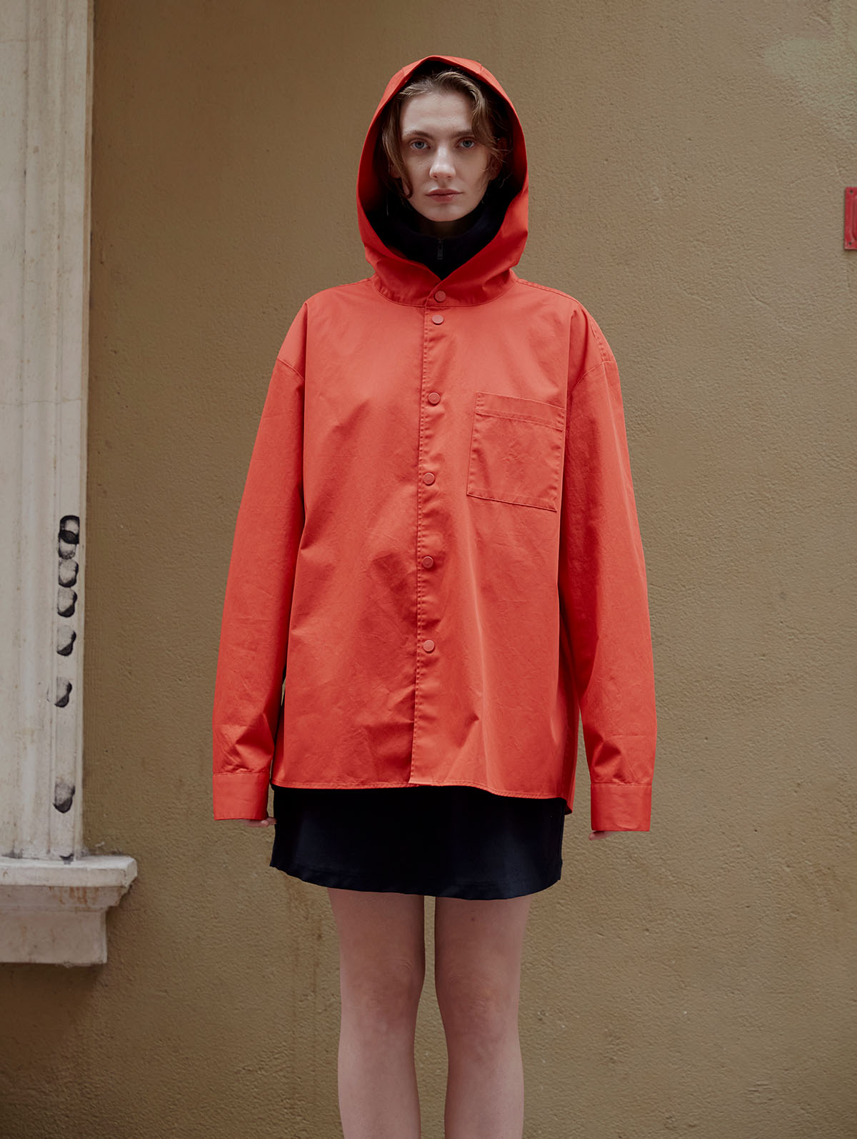 Bil's - Bristol Water Repellent Unisex Red Shirt Jacket