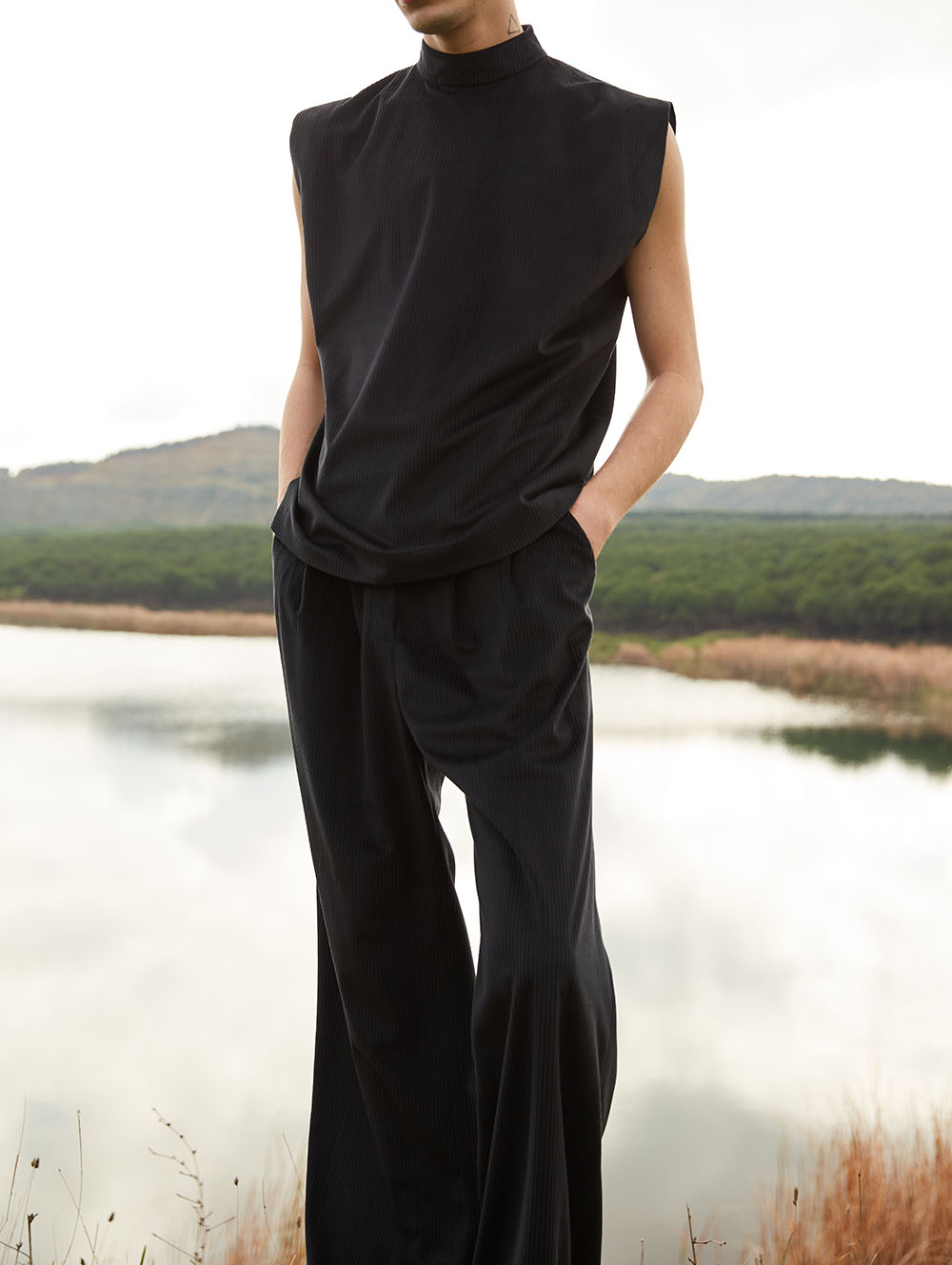 Jorah Closet - Corduroy Pants Black