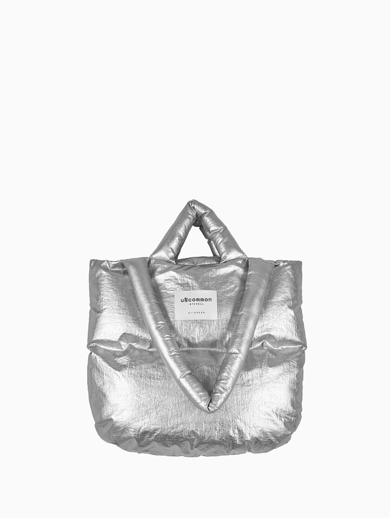 uNcommon Istanbul - Puffer Metal Limited Edition Shoulder Bag Silver