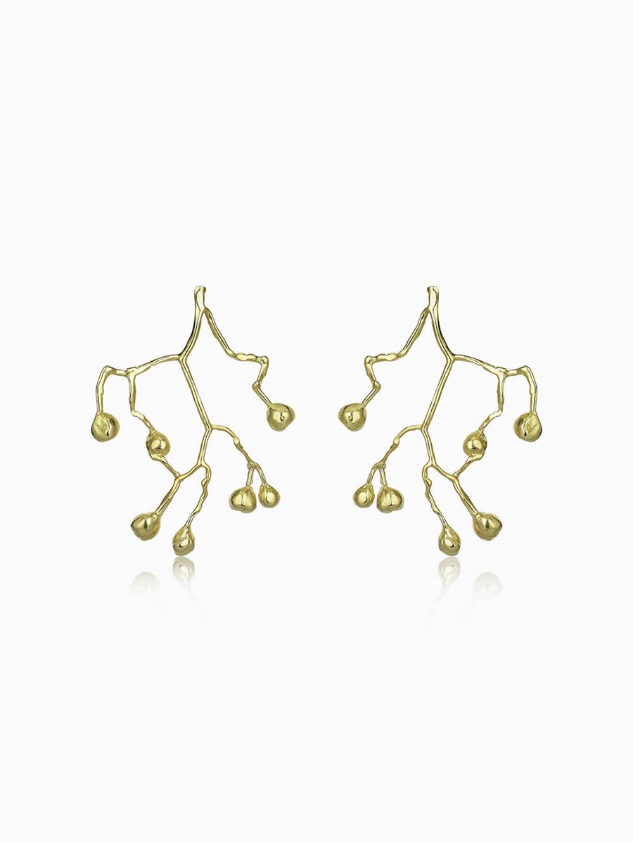 Mihaniki - Vine | Grained Earrings