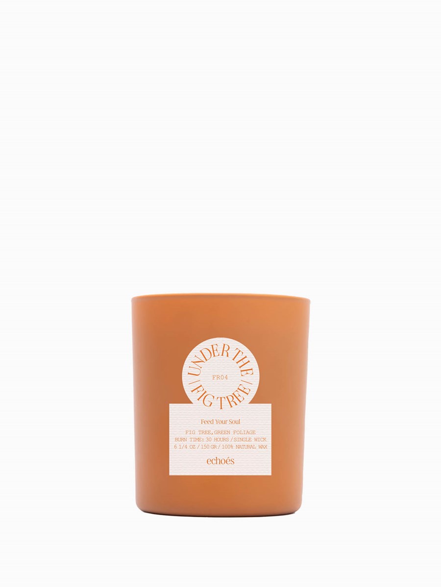 Echoes - Under the Fig Tree Single Wick Natural Candle 150 gr