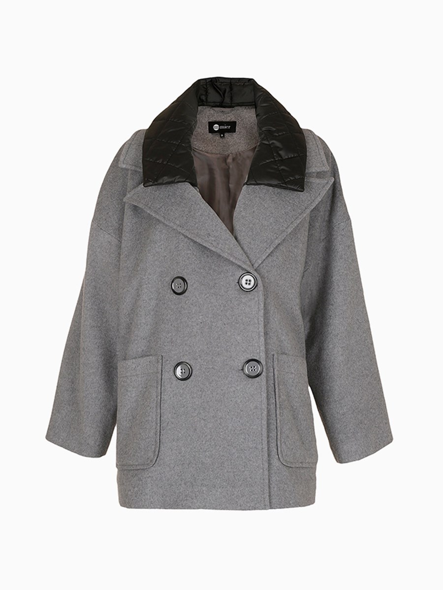 Mier - Hamburg Coat Grey