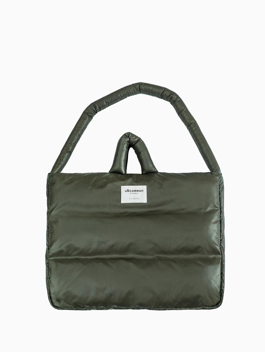  uNcommon Istanbul - Puffy Tote Bag Khaki