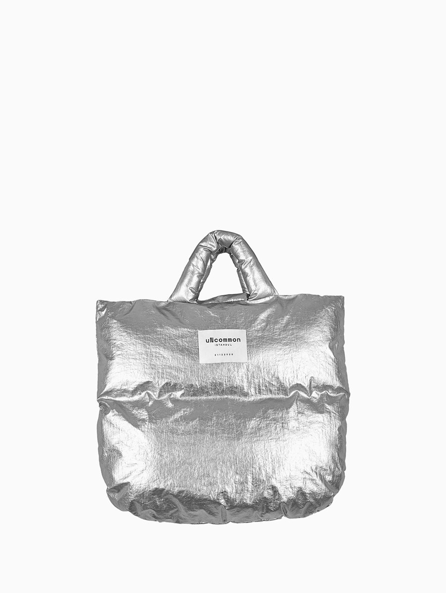 uNcommon Istanbul - Puffer Metal Limited Edition Shoulder Bag Silver