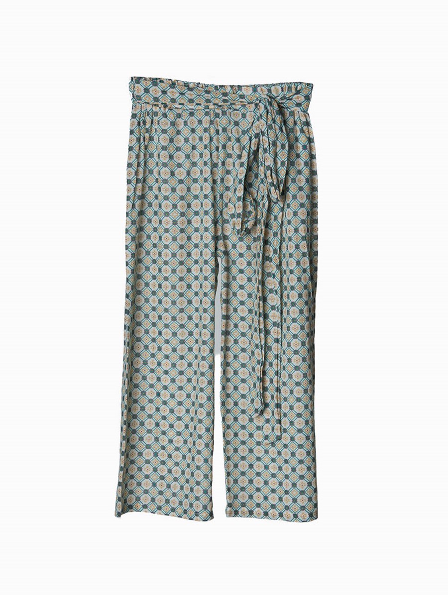 Diza Gabo - Tie On Waist Pants In Coconut Beige