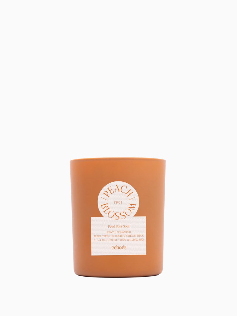Echoés - Peach Blossom Single Wick Natural Candle 150 gr